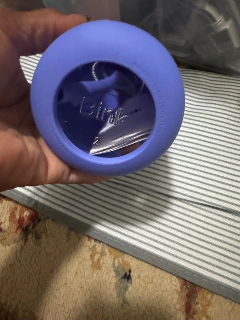 Silicone-Sleeved Straw Bottle in Lavender by